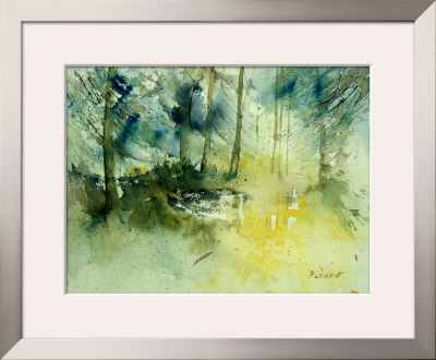 Light On A Pond In A Wood by Ledent Pricing Limited Edition Print image