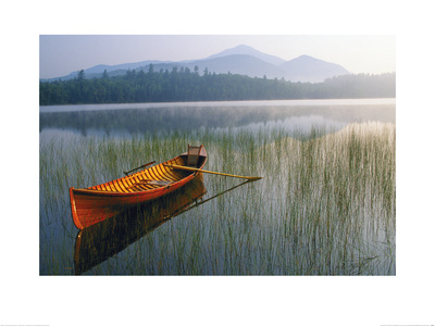 Guide Boat, Lake Placid, Adirondack State Park, Ny by Michael Melford Pricing Limited Edition Print image