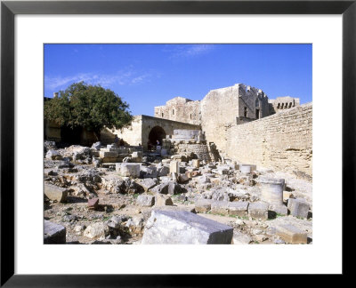 Battlements Of The Knights Castle, Rhodes Island, Greece by Ian West Pricing Limited Edition Print image