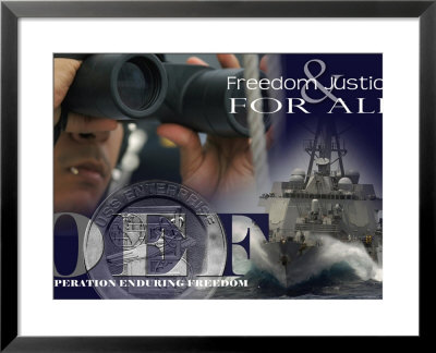 Crew Members Involved In Operation Enduring Freedom by Stocktrek Images Pricing Limited Edition Print image