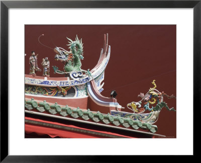 Detail Of The Sian Chai Kang Temple In Chinatown, Singapore, Southeast Asia by Amanda Hall Pricing Limited Edition Print image