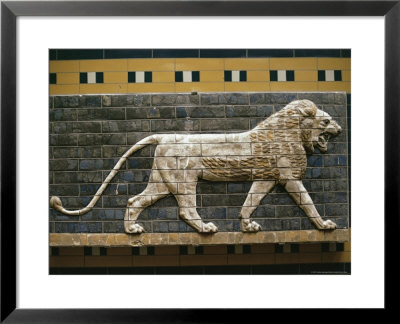 Babylonian Wall Tiles, Exhibited At The Turkey Museum, Istanbul, From Babylon, Iraq, Middle East by Christina Gascoigne Pricing Limited Edition Print image