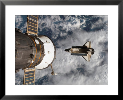 Space Shuttle Atlantis After It Undocked From The International Space Station On June 19, 2007 by Stocktrek Images Pricing Limited Edition Print image