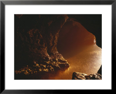 Rosh Hanikra National Park At Sunset, Israel by Jerry Ginsberg Pricing Limited Edition Print image