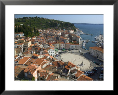 Town Square, Piran, Primorska, Slovenia by Walter Bibikow Pricing Limited Edition Print image