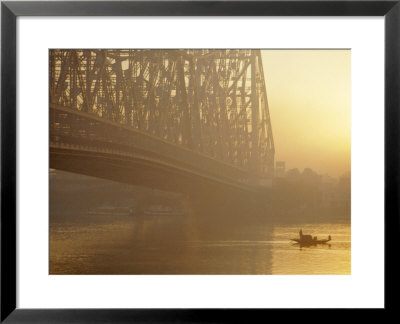 The Howrah Bridge Over The Hugli River, Calcutta, West Bengal, India by Duncan Maxwell Pricing Limited Edition Print image