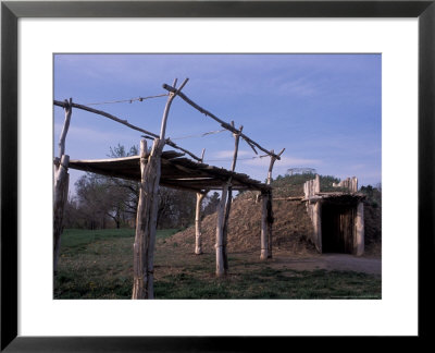 On-A-Slant Indian Village, Fort Abrham, Lincoln State Park, North Dakota, Usa by Connie Ricca Pricing Limited Edition Print image