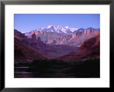 La Sal Mountains And Professor Valley In Colorado Riverway Recreation Area Near Moab by Witold Skrypczak Pricing Limited Edition Print image