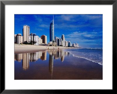 Hi-Rise Apartment Buildings And Surfers Paradise Beach by Richard I'anson Pricing Limited Edition Print image
