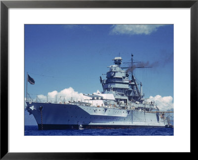 Warship During Us Navy Manuevers Off Hawaii by Carl Mydans Pricing Limited Edition Print image
