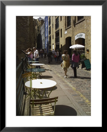 Wine Bar, Wharf, Southwark, London, England, United Kingdom by David Hughes Pricing Limited Edition Print image