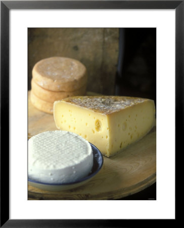 French Soft Cheese, Cheese With Holes And Munster Cheese by Joerg Lehmann Pricing Limited Edition Print image
