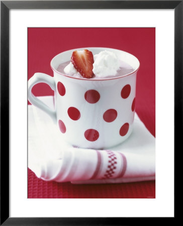 Strawberry Cream In A Cup by Alena Hrbkova Pricing Limited Edition Print image