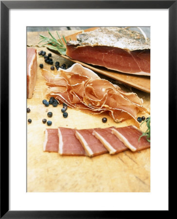 South Tyrolean Speck (Bacon) With Juniper Berries & Herbs by Stefan Braun Pricing Limited Edition Print image