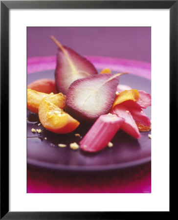 Poached Fruit (Pears, Rhubarb, Peaches) by Maja Smend Pricing Limited Edition Print image