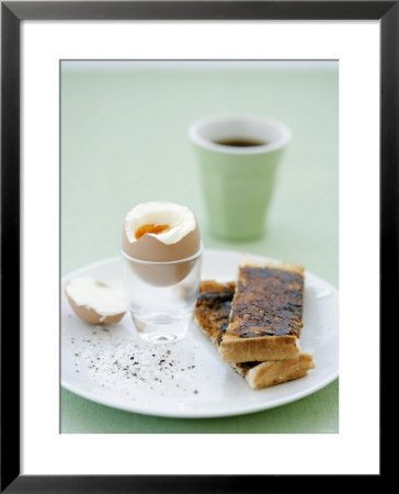 Hard-Boiled Breakfast Egg And Toast With Vegemite by Tanya Zouev Pricing Limited Edition Print image