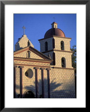Santa Barbara Mission, Santa Barbara, California by Nik Wheeler Pricing Limited Edition Print image