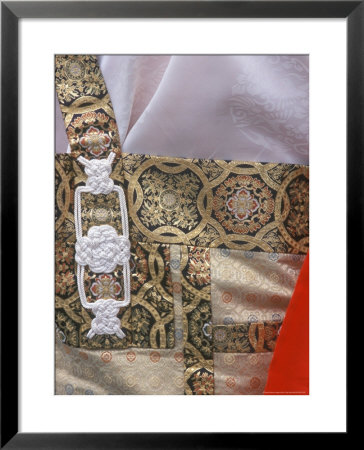 Kimono Detail At Emaki Gyoretsu Festival, Nakahara, Wakayama, Japan by Rob Tilley Pricing Limited Edition Print image