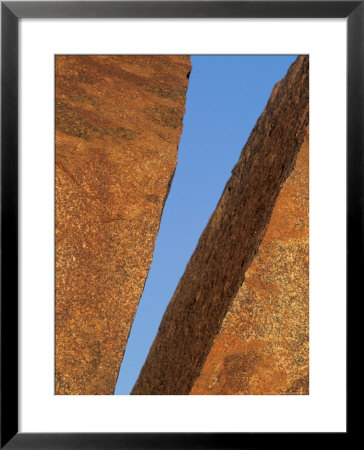 Split Spherical Sandstone Boulder, Devil's Marbles, Australia by John & Lisa Merrill Pricing Limited Edition Print image