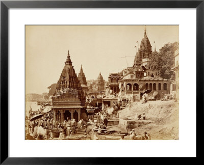 Vishnu Pud And Other Temples, Benares by Samuel Bourne Pricing Limited Edition Print image