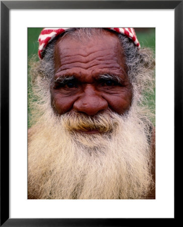 Kanak Elder, Noumea, South Province, New Caledonia by Peter Hendrie Pricing Limited Edition Print image