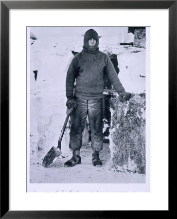 Captain Oates By The Stable Door, From Scott's Last Expedition by Herbert Ponting Pricing Limited Edition Print image