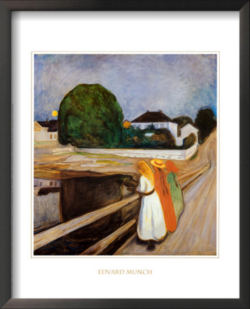 Girls On The Pier by Edvard Munch Pricing Limited Edition Print image