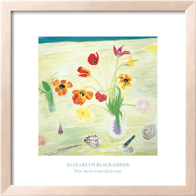 Tulips And Shells by Elizabeth Blackadder Pricing Limited Edition Print image