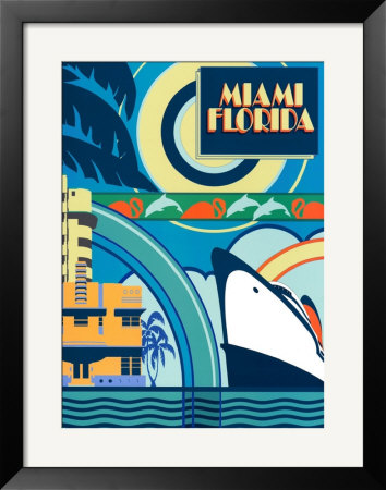 Miami Florida by Peter Kelly Pricing Limited Edition Print image