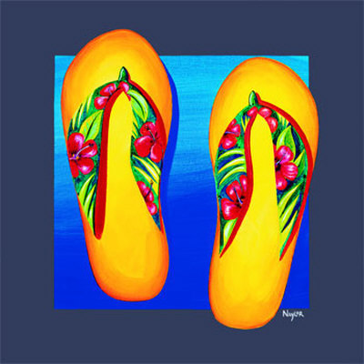 Hawaii Thongs by Naylor Mary Pricing Limited Edition Print image