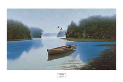 Row Boat With Ducks by Zhen-Huan Lu Pricing Limited Edition Print image