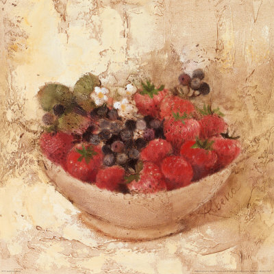 Sunlit Strawberries by Albena Hristova Pricing Limited Edition Print image
