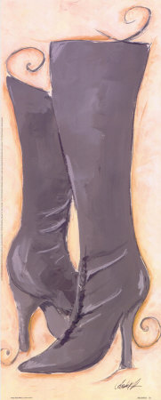 Sassy Grey Boot by Celeste Peters Pricing Limited Edition Print image