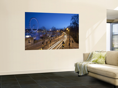 Millennium Wheel And Victoria Embankment, London, England by Jon Arnold Pricing Limited Edition Print image
