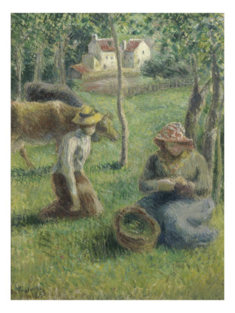Keeper Of The Cows by Camille Pissarro Pricing Limited Edition Print image