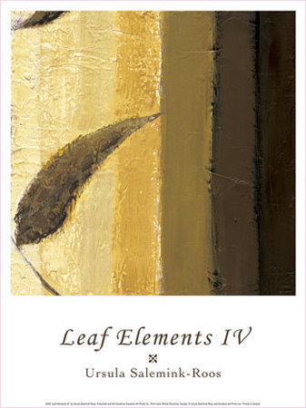 Leaf Elements Iv by Ursula Salemink-Roos Pricing Limited Edition Print image