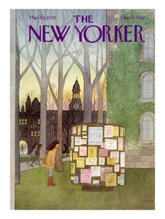 The New Yorker Cover - March 26, 1979 by Charles E. Martin Pricing Limited Edition Print image