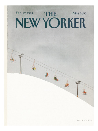 The New Yorker Cover - February 27, 1984 by Abel Quezada Pricing Limited Edition Print image
