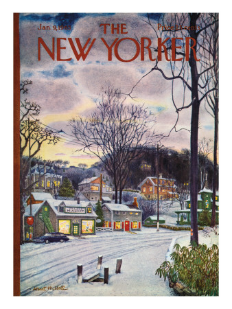 The New Yorker Cover - January 9, 1965 by Albert Hubbell Pricing Limited Edition Print image