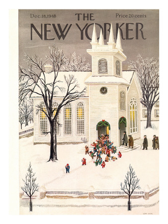 The New Yorker Cover - December 18, 1948 by Edna Eicke Pricing Limited Edition Print image