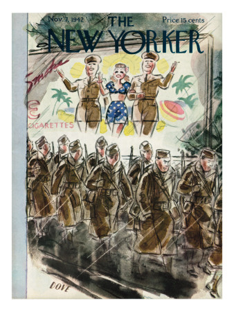 The New Yorker Cover - November 7, 1942 by Leonard Dove Pricing Limited Edition Print image