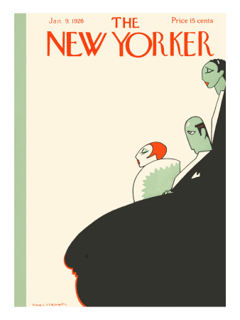 The New Yorker Cover - January 9, 1926 by Hans Stengel Pricing Limited Edition Print image