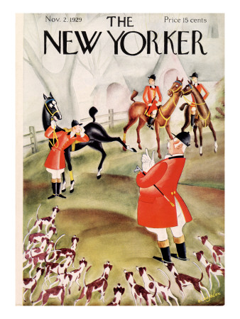 The New Yorker Cover - November 2, 1929 by Constantin Alajalov Pricing Limited Edition Print image