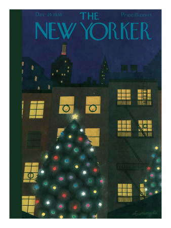 The New Yorker Cover - December 24, 1938 by Adolph K. Kronengold Pricing Limited Edition Print image