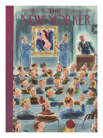 The New Yorker Cover - January 6, 1951 by Leonard Dove Pricing Limited Edition Print image