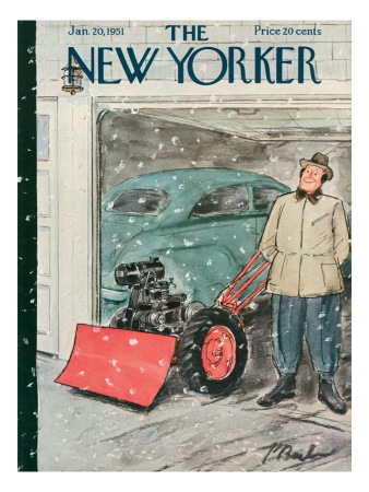 The New Yorker Cover - January 20, 1951 by Perry Barlow Pricing Limited Edition Print image