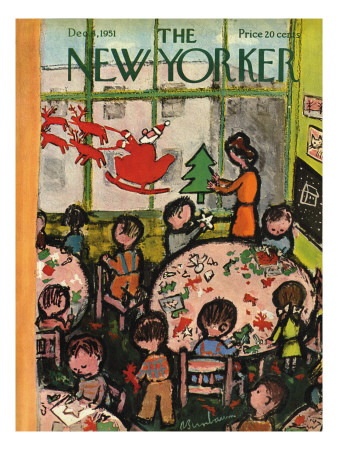 The New Yorker Cover - December 8, 1951 by Abe Birnbaum Pricing Limited Edition Print image