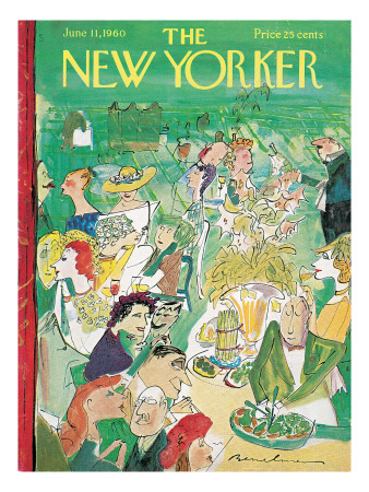 The New Yorker Cover - June 11, 1960 by Ludwig Bemelmans Pricing Limited Edition Print image