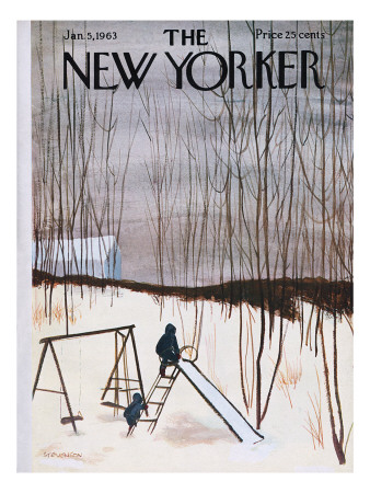 The New Yorker Cover - January 5, 1963 by James Stevenson Pricing Limited Edition Print image