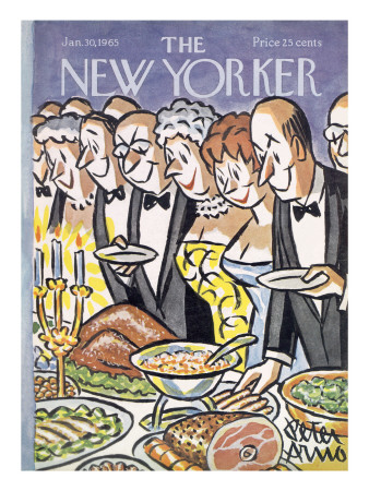 The New Yorker Cover - January 30, 1965 by Peter Arno Pricing Limited Edition Print image